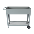 Metal Garden Planter Box with Wheels for Outdoor/Indoor